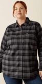 Rebar Flannel DuraStretch Work Shirt Front Plus